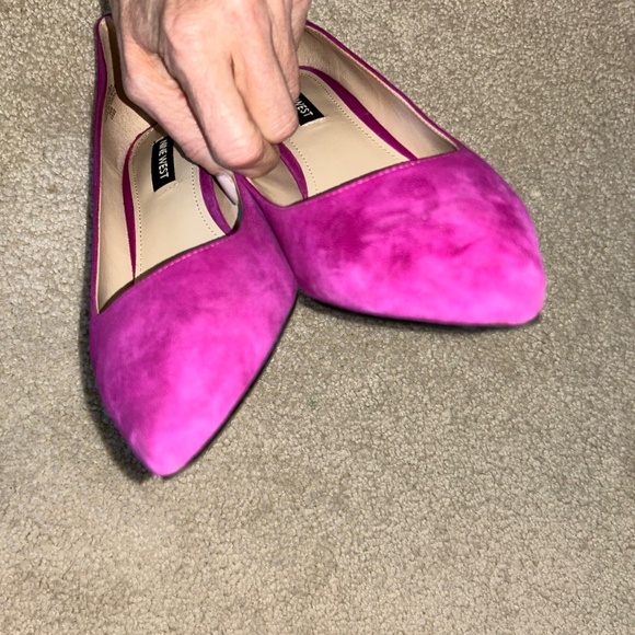 Nine West Arlene suede heels 8/8.5 - Picture 10 of 12